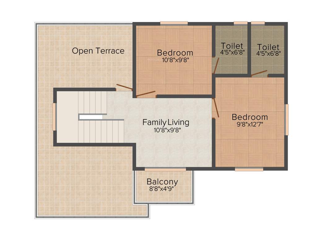 Shreeji Vrindavan Garden (3BHK+4T (1,477 sq ft) 1477 sq ft)