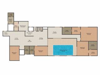 Sobha Indraprastha (4BHK+5T (3,995 sq ft)   Servant Room 3995 sq ft)