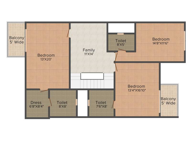 Donata County (5BHK+6T (3,400 sq ft) + Servant Room 3400 sq ft)