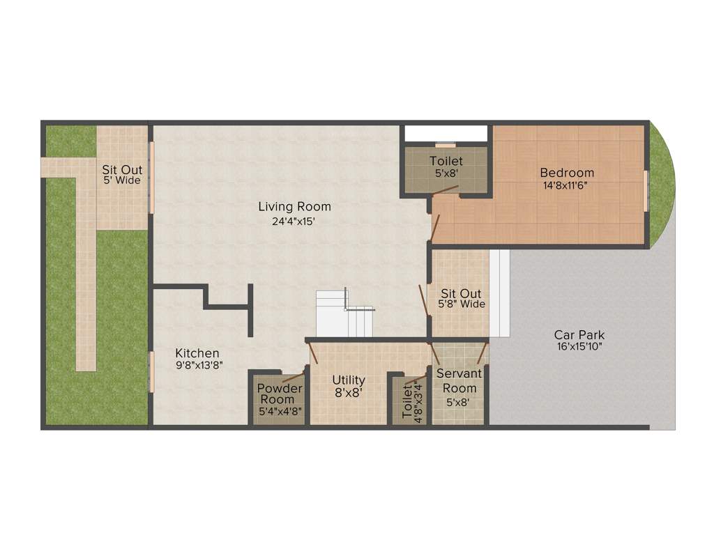 Donata County (5BHK+6T (3,400 sq ft) + Servant Room 3400 sq ft)