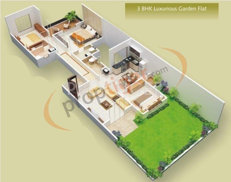 Ranjeet S S Tanishque Garden (3BHK+3T (1,755 sq ft) 1755 sq ft)