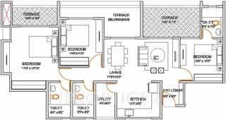 VTP Urban Nest (3BHK+3T (1,335 sq ft) 1335 sq ft) VTP Urban Nest (3BHK+3T (1,335 sq ft) 1335 sq ft)