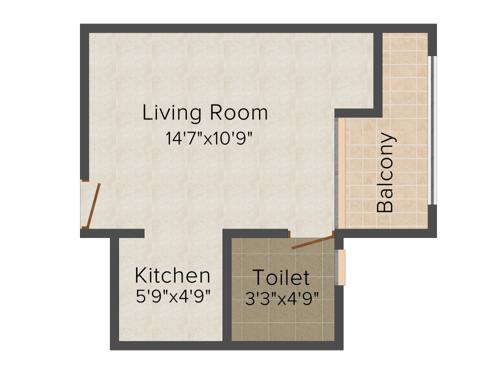 VA Clarissa (1RK+1T (450 sq ft) 450 sq ft)