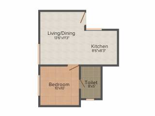 Shelter Cottage (1BHK+1T (615 sq ft) 615 sq ft)