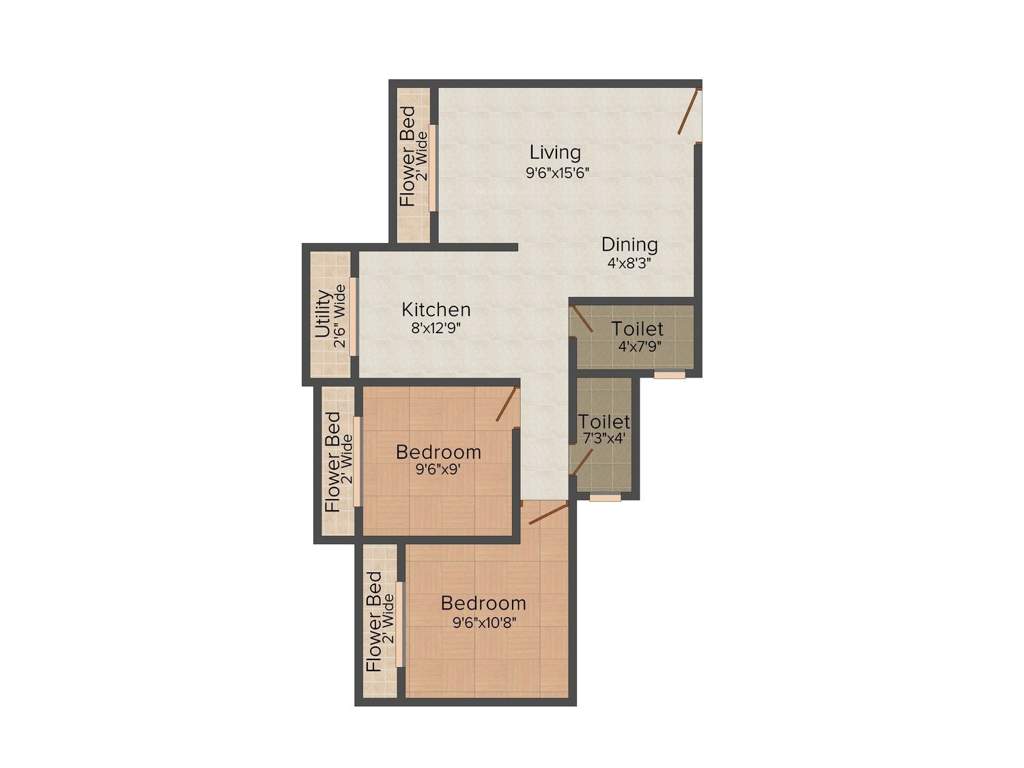 Shree Sai Shree Sai Heights (2BHK+2T (930 sq ft) 930 sq ft)