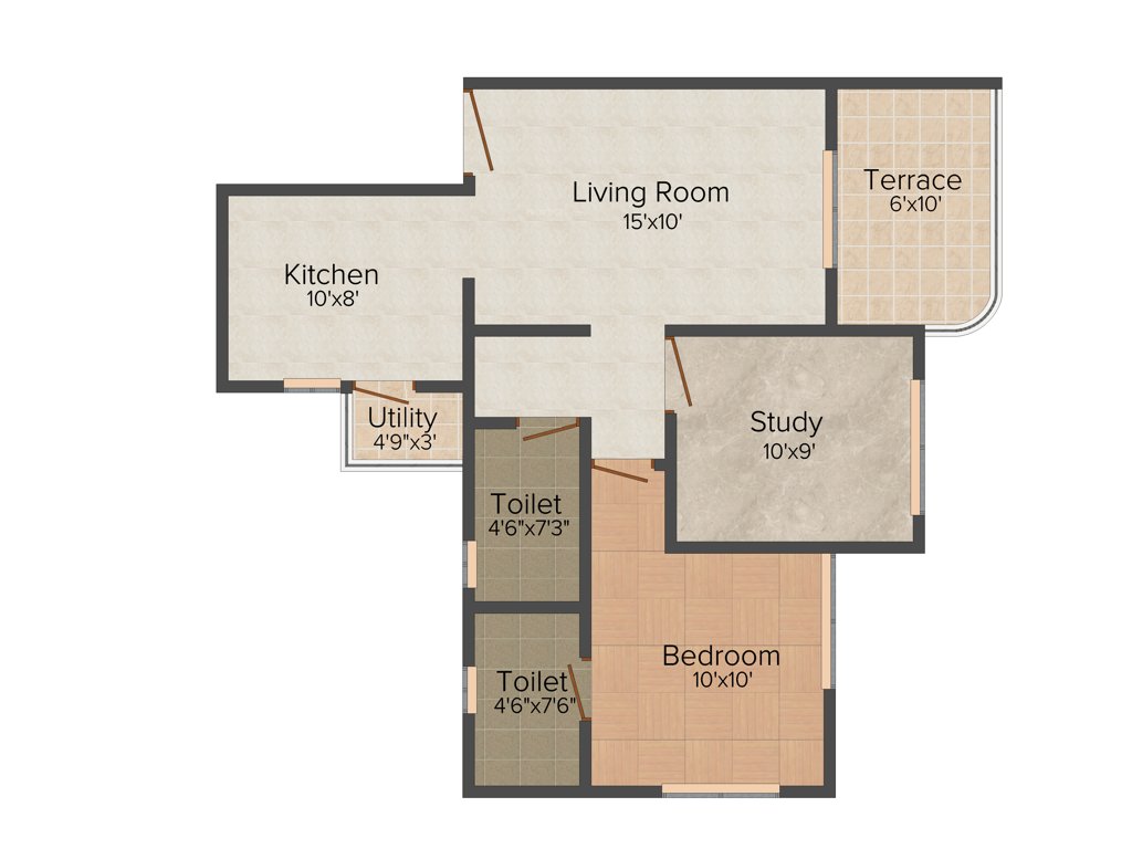 Kamalraj Hari Dwar (2BHK+2T (957 sq ft) 957 sq ft)