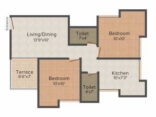 Jitendra Siddhi (2BHK+2T (750 sq ft) 750 sq ft)