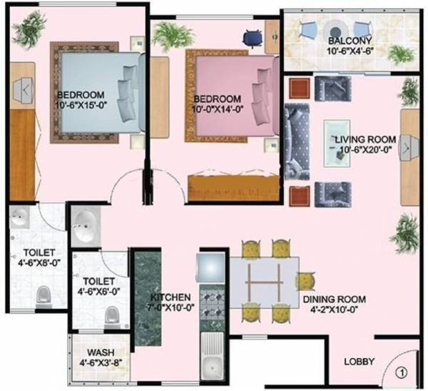  shalimar-palms Floor Plan Floor Plan