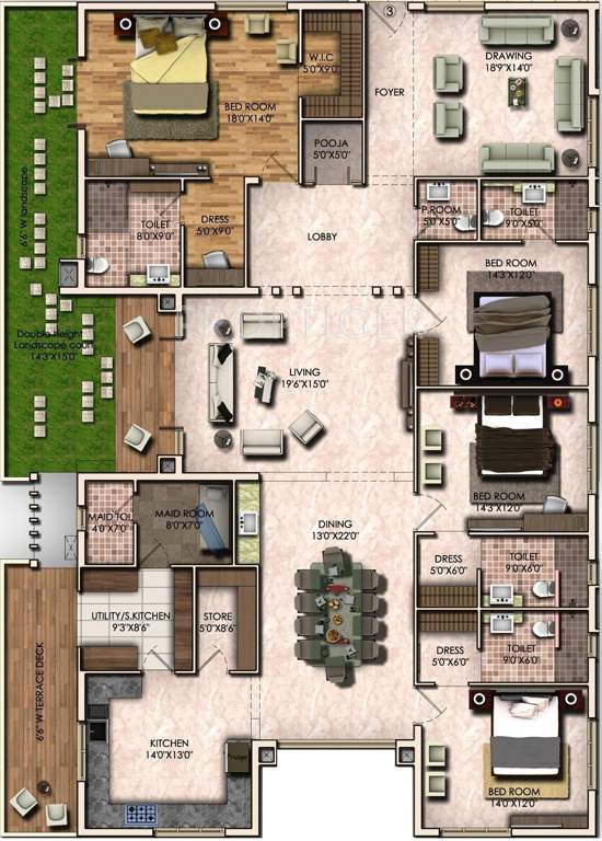 Vamsiram Jyothi Cosmos (4BHK+5T (4,320 sq ft) + Servant Room 4320 sq ft)