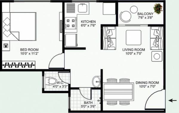 Mirchandani Shalimar Swayam (1BHK+1T (625 sq ft) 625 sq ft) Mirchandani Shalimar Swayam (1BHK+1T (625 sq ft) 625 sq ft)