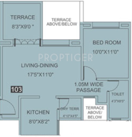 Goyal My Home MH14 Punawale (1BHK+1T (730 sq ft) 730 sq ft)