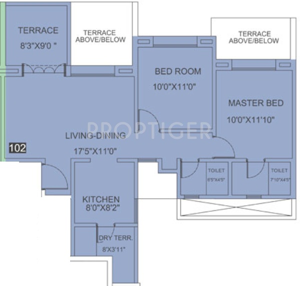 Goyal My Home MH14 Punawale (2BHK+2T (1,032 sq ft) 1032 sq ft)