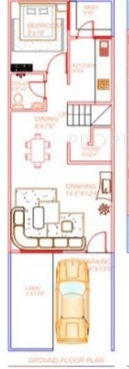  singapore township phase i villa Floor Plan Ground Floor Plan