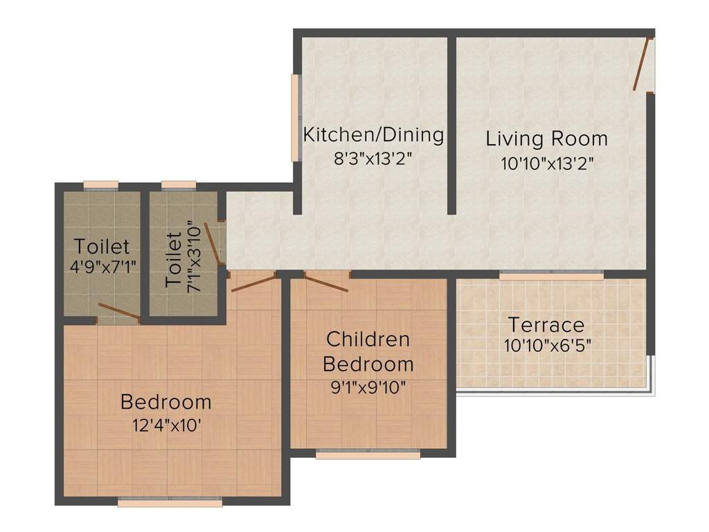 Bandal Sudatta Sankul (2BHK+2T (959 sq ft) 959 sq ft)
