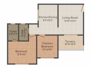 Bandal Sudatta Sankul (2BHK+2T (959 sq ft) 959 sq ft) Bandal Sudatta Sankul (2BHK+2T (959 sq ft) 959 sq ft)