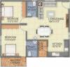 Pyramid Mahika (2BHK+2T (972 sq ft) 972 sq ft)