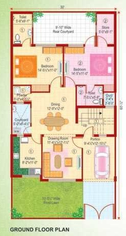  city Floor Plan Ground Floor Plan
