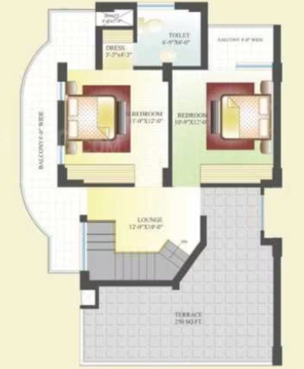 Upper Level Duplex Plan heights iii Floor Plan Upper Level Duplex Plan