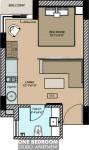  Maya Garden City (1BHK+1T (610 sq ft) 610 sq ft)