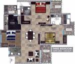  Maya Garden City (3BHK+3T (1,530 sq ft) 1530 sq ft)