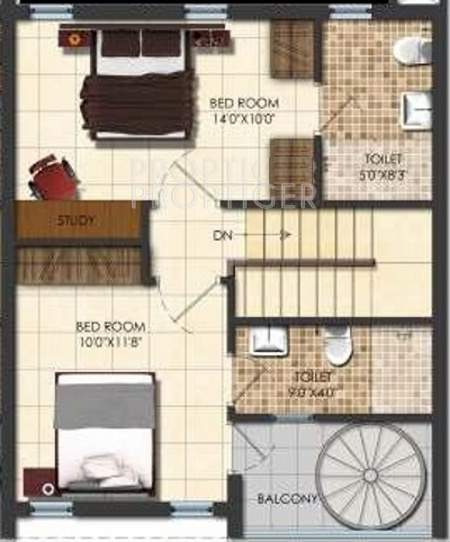 Mahidhara Supreme (2BHK+2T (988 sq ft) 988 sq ft)