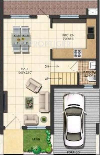 Mahidhara Supreme (2BHK+2T (988 sq ft) 988 sq ft)
