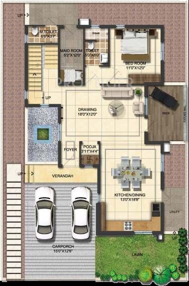 Mahidhara Supreme (3BHK+4T (2,594 sq ft)   Servant Room 2594 sq ft)