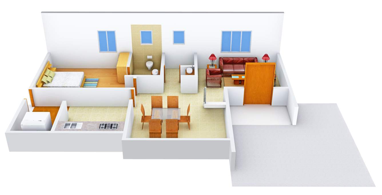 National Merry Land Villas (3BHK+3T (1,808 sq ft) 1808 sq ft)