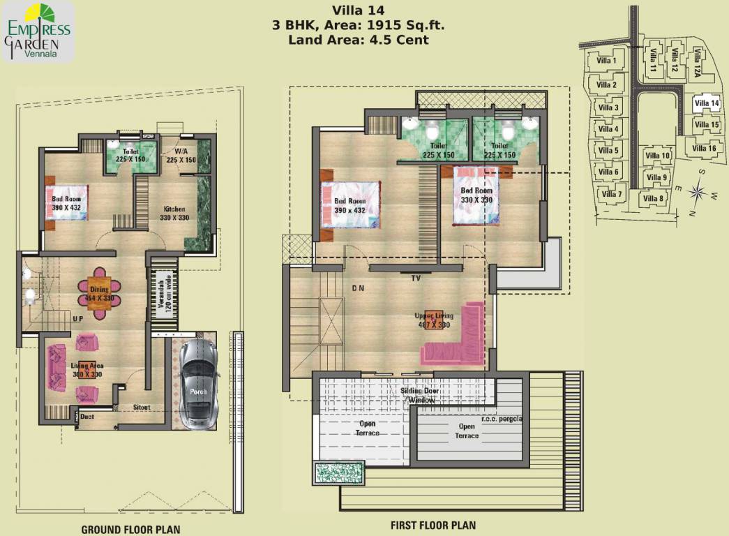 National Empress Garden Villas (3BHK+3T (1,941 sq ft) 1941 sq ft)
