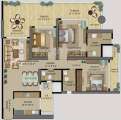  Siesta (3BHK+4T (1,925 sq ft) 1925 sq ft)