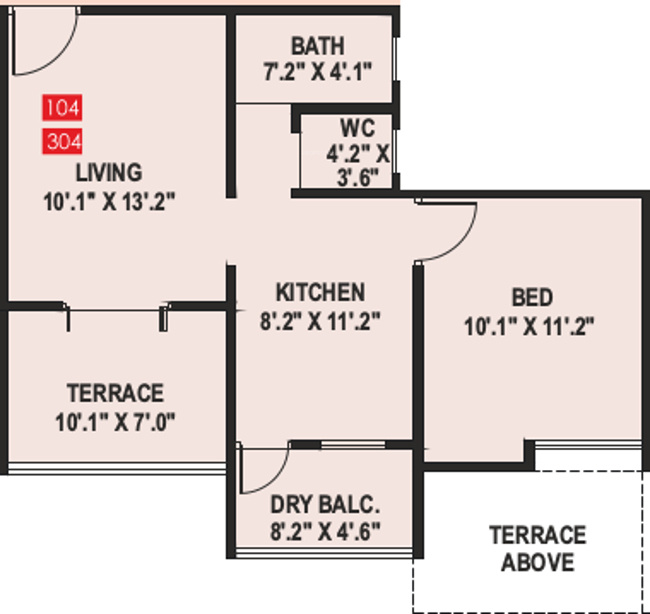 Maple Aapla Ghar Kirkatwadi (1BHK+1T (666 sq ft) 666 sq ft) Maple Aapla Ghar Kirkatwadi (1BHK+1T (666 sq ft) 666 sq ft)