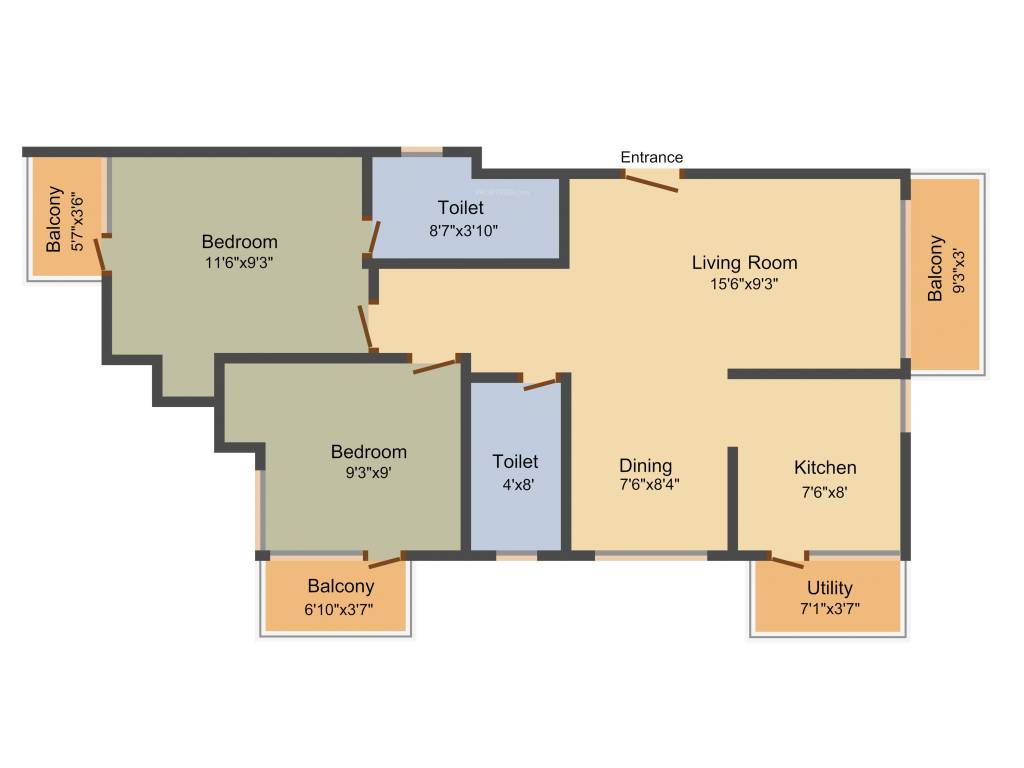 MKV Celesta (2BHK+2T (1,059 sq ft) 1059 sq ft) MKV Celesta (2BHK+2T (1,059 sq ft) 1059 sq ft)