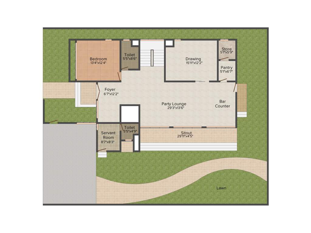 Olympia Reflection Villas (4BHK+5T (5,342 sq ft) 5342 sq ft)