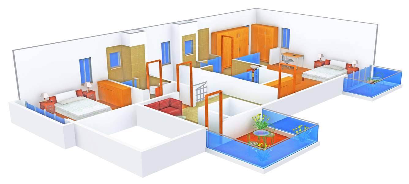 Olympia Reflection Villas (4BHK+5T (5,342 sq ft) 5342 sq ft)