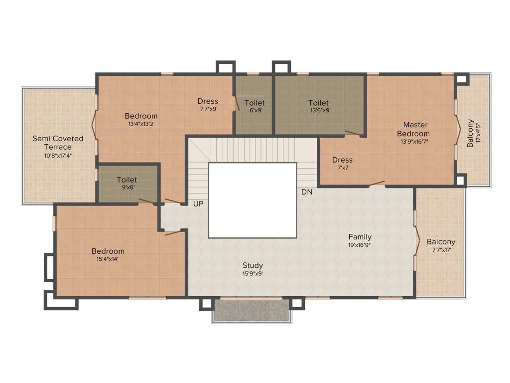 Prestige Silver Springs (4BHK+6T (6,108 sq ft) + Study Room 6108 sq ft)