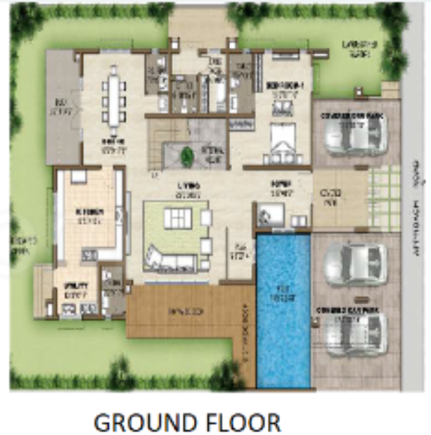  silver springs Floor Plan Ground Floor Plan