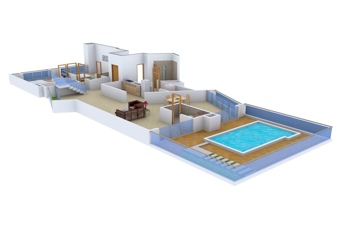 Olympia Reflection Sky Homes (4BHK+7T (6,600 sq ft)   Servant Room 6600 sq ft)