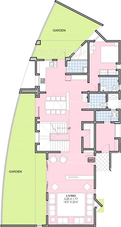 Vertical Oriana (4BHK+4T (3,777 sq ft) + Servant Room 3777 sq ft)
