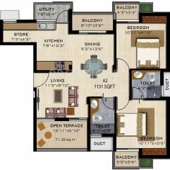 Fomra Celebration (2BHK+2T (1,131 sq ft) 1131 sq ft) Fomra Celebration (2BHK+2T (1,131 sq ft) 1131 sq ft)