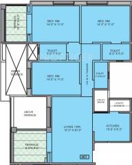 Eklavya Ekaika (3BHK+3T (1,603 sq ft) 1603 sq ft) Eklavya Ekaika (3BHK+3T (1,603 sq ft) 1603 sq ft)