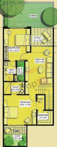 Purple Cloud 9 (4BHK+4T (4,100 sq ft)   Servant Room 4100 sq ft)