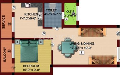 Rajni Appu Villa (1BHK+1T (605 sq ft) 605 sq ft)