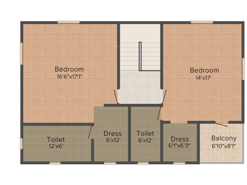 Rams Blue Bay Villas (3BHK+3T (2,350 sq ft)   Pooja Room 2350 sq ft)