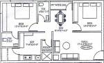 Priya Sai Krupa Residency (2BHK+2T (984 sq ft)   Pooja Room 984 sq ft)