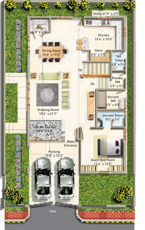  pearl Floor Plan Ground Floor Plan
