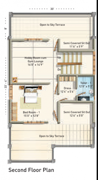  pearl Floor Plan Second Floor Plan