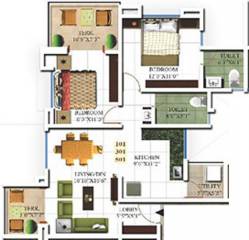 Paranjape Lake Vista Phase II (2BHK+2T (937 sq ft) 937 sq ft) Paranjape Lake Vista Phase II (2BHK+2T (937 sq ft) 937 sq ft)