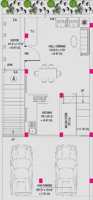 Anmol Ashiana (3BHK+3T (1,900 sq ft) 1900 sq ft)