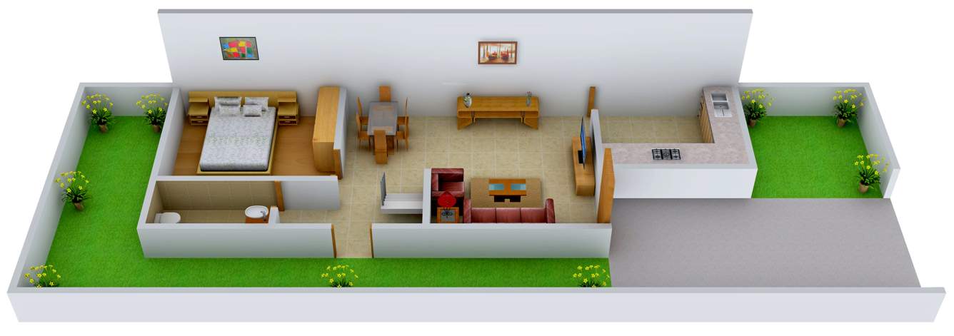 Sare CrescentParC (3BHK+3T (1,741 sq ft) 1741 sq ft)