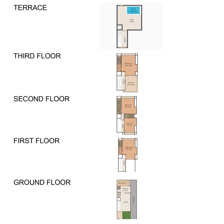 Shah Orchid Villas (4BHK+4T (4,300 sq ft) 4300 sq ft)
